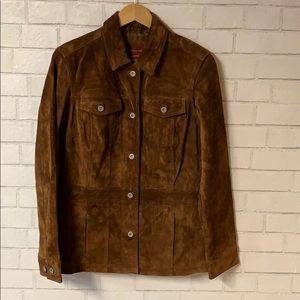 Women’s Eddie Bauer Suede Jacket Medium Tall